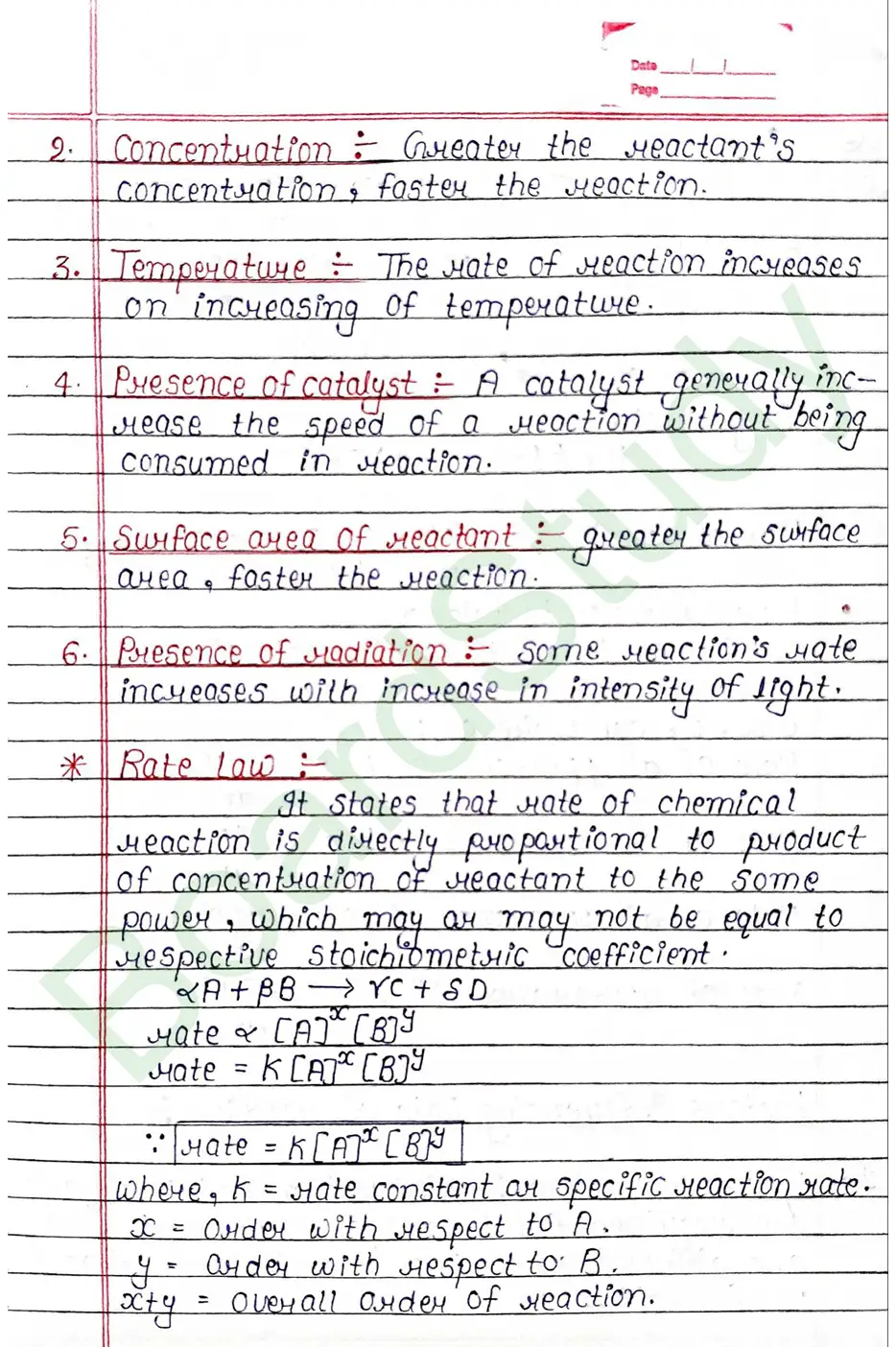 Chemical Kinetics Class 12 Notes (Handwritten PDF Notes) 4 3. Chemical kinetics_page-0004