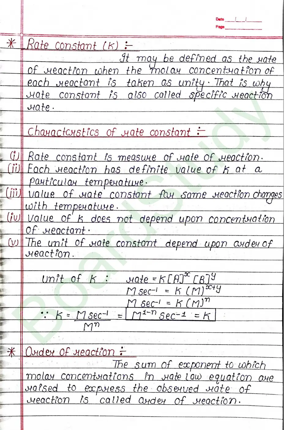 Chemical Kinetics Class 12 Notes (Handwritten PDF Notes) 5 3. Chemical kinetics_page-0005