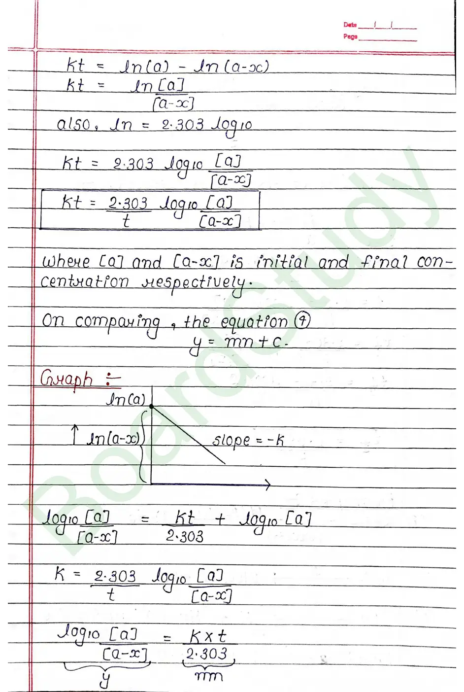 Chemical Kinetics Class 12 Notes (Handwritten PDF Notes) 13 3. Chemical kinetics_page-0013