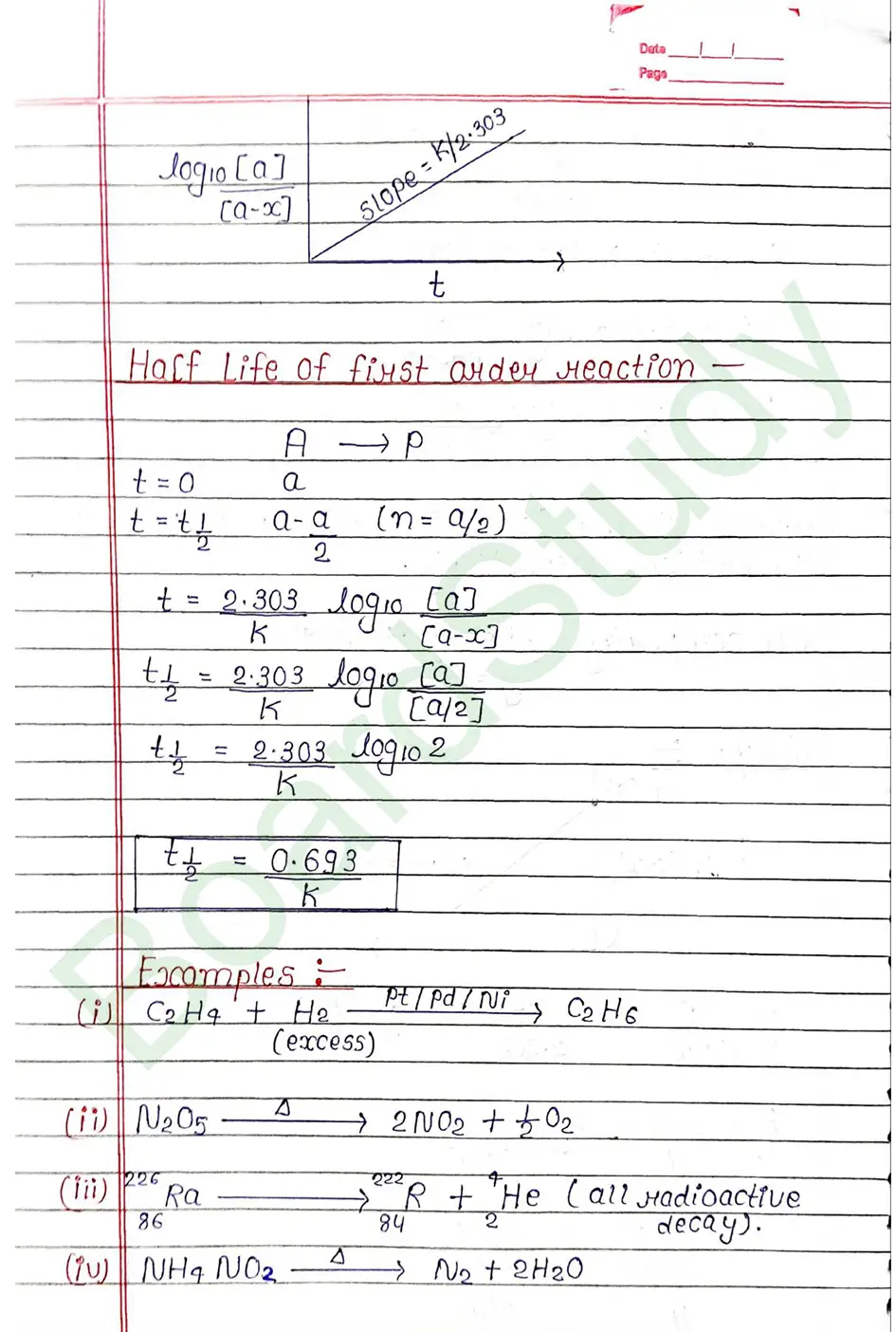Chemical Kinetics Class 12 Notes (Handwritten PDF Notes) 14 3. Chemical kinetics_page-0014