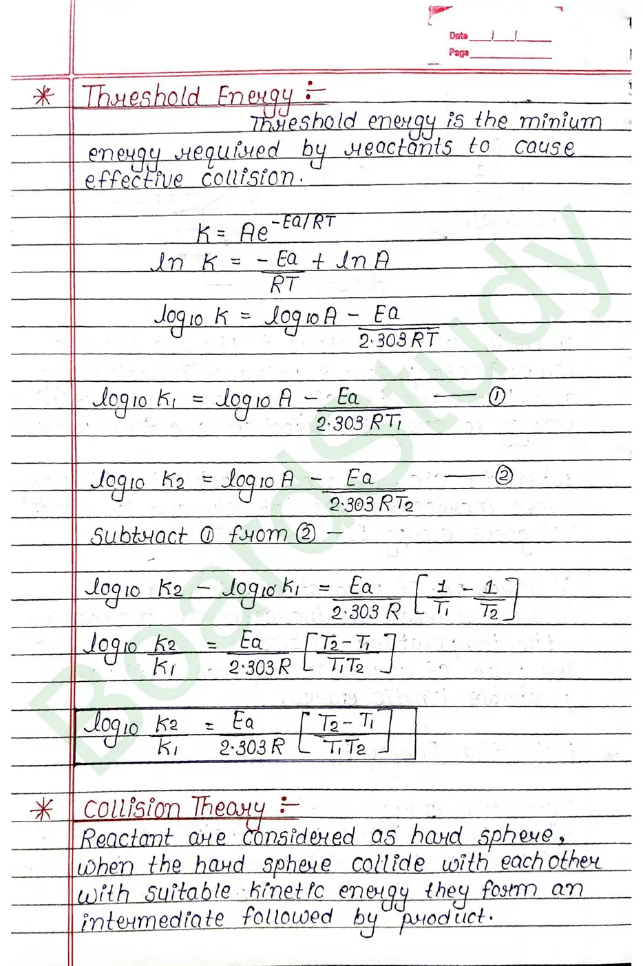 Chemical Kinetics Class 12 Notes (Handwritten PDF Notes) 19 3. Chemical kinetics_page-0019