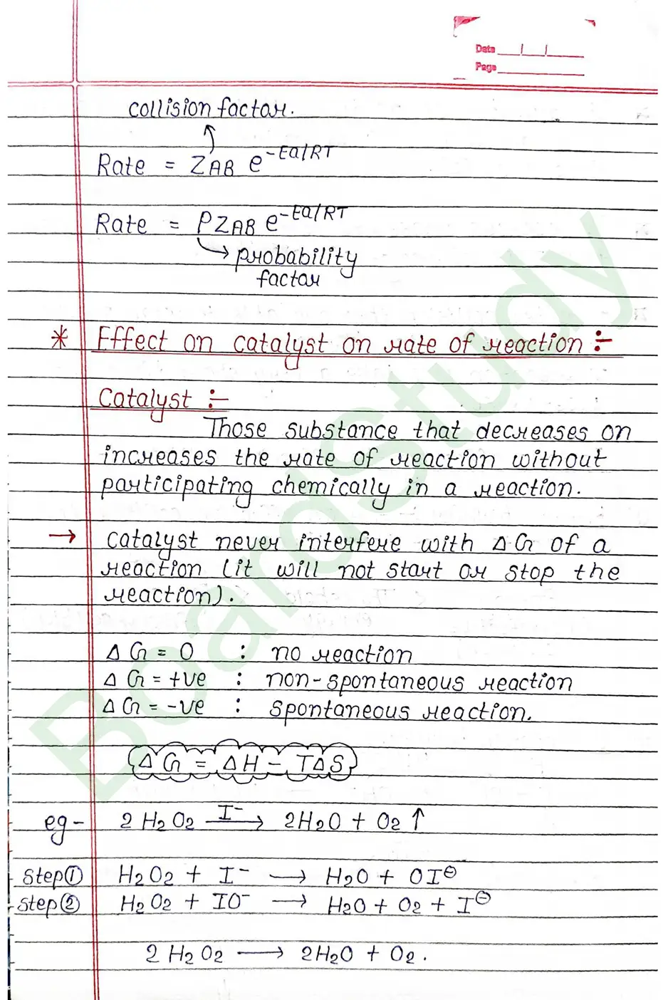 Chemical Kinetics Class 12 Notes (Handwritten PDF Notes) 21 3. Chemical kinetics_page-0021