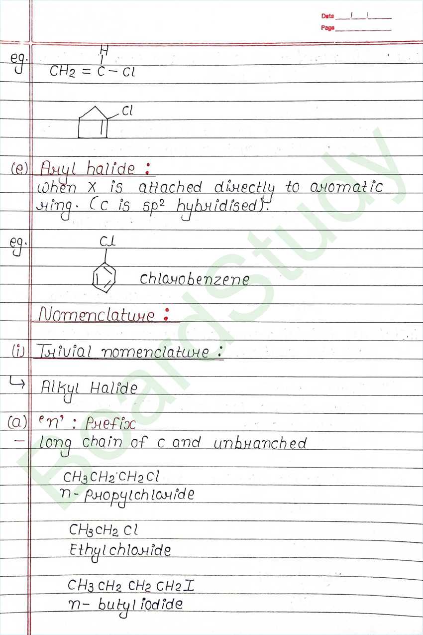 Haloalkanes and Haloarenes Class 12 Notes (Handwritten PDF Notes) 4 6. Haloalkanes and Haloarenes_page-0004