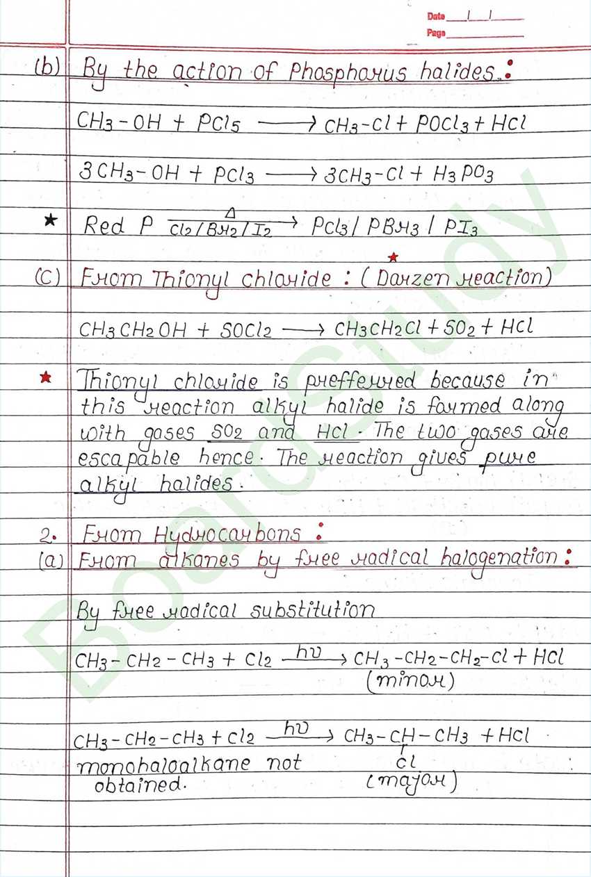 Haloalkanes and Haloarenes Class 12 Notes (Handwritten PDF Notes) 11 6. Haloalkanes and Haloarenes_page-0011