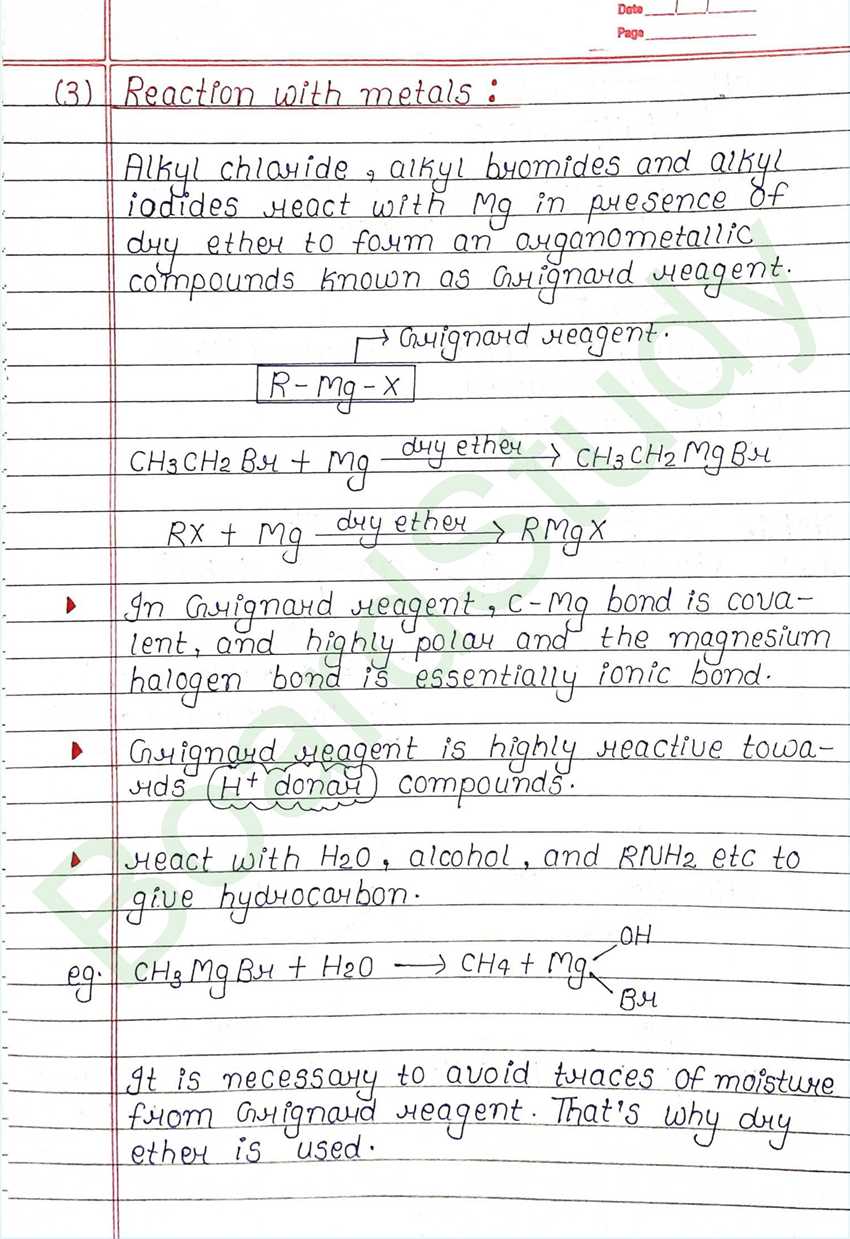 Haloalkanes and Haloarenes Class 12 Notes (Handwritten PDF Notes) 29 6. Haloalkanes and Haloarenes_page-0029