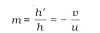 Ray Optics Class 12 Notes - Physics Chapter 9 Notes 5 Linear Magnification: