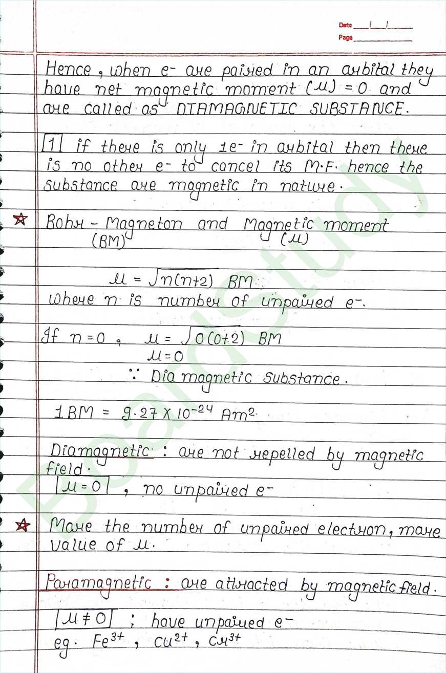 The d and f block elements class 12 notes - Chemistry Chapter 4 notes (Handwritten Notes) 20 4. The d-and f-Block Elements_page-0020