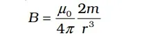Physics Class 12 Chapter 5 Notes in Hindi चुंबकत्व एवं द्रव्य 3 bar magnet