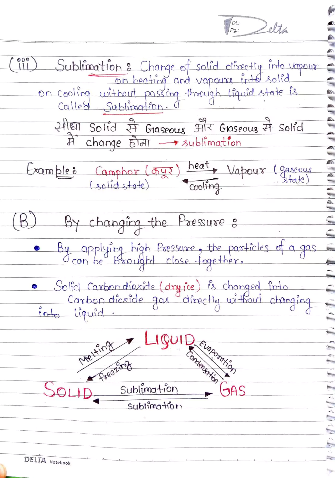 Matter in Our Surroundings Class 9 HandWritten Notes 003