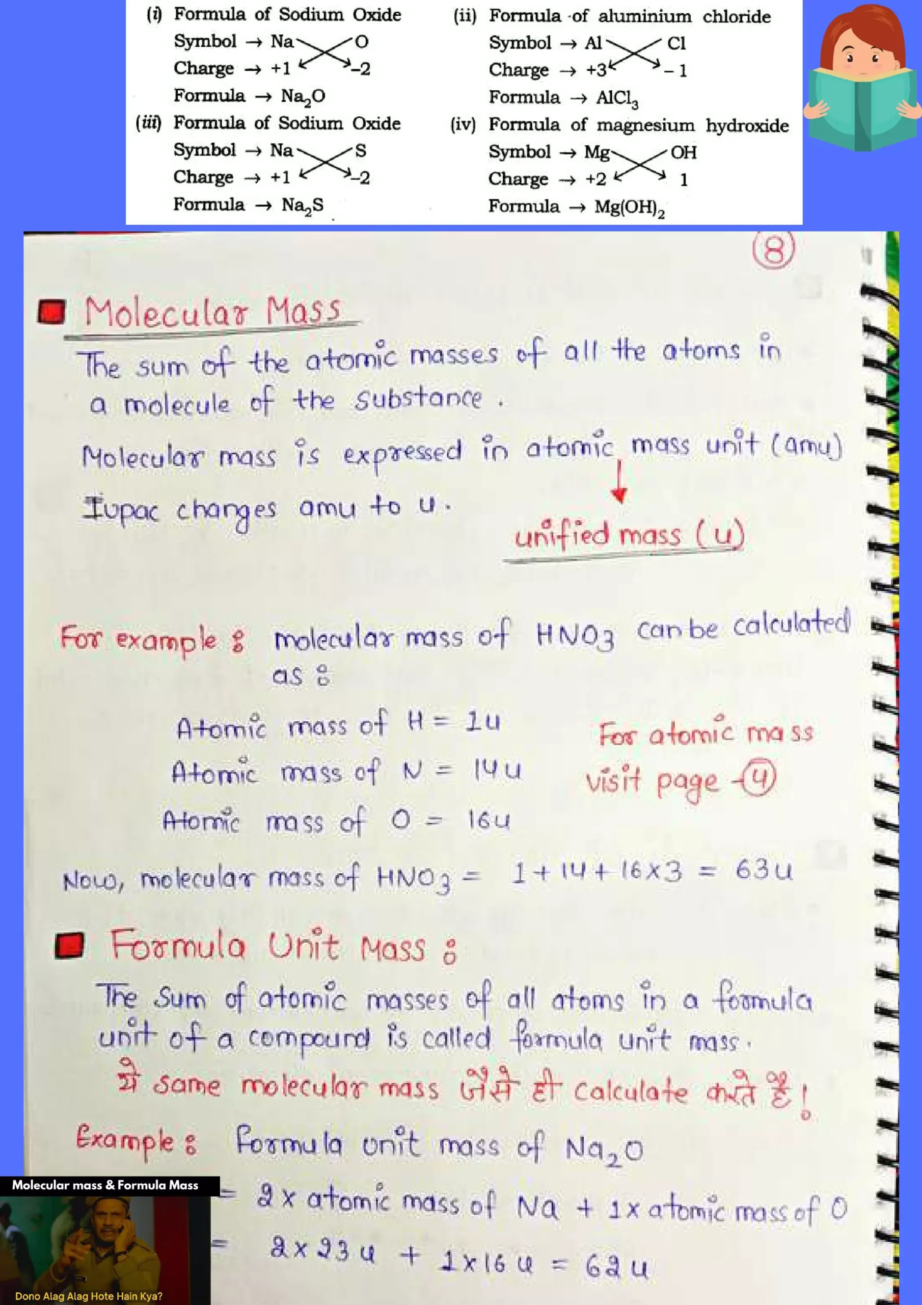 Atoms and Molecules Class 9 Handwritten Notes 008