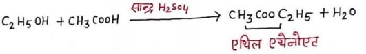 Class 10 Science Chapter 4 Notes in Hindi कार्बन एवं उसके यौगिक 15 ऐथेनॉइक अम्ल से क्रिया