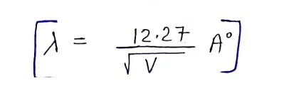 Class 12 Physics Chapter 11 Notes in Hindi विकिरण तथा द्रव्य की द्वैत प्रकृति 2 इलेक्ट्रान से सम्बन्धित दी ब्रोगली तरंगदैर्ध्य