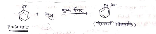 Class 12 Chemistry Chapter 10 Notes in Hindi । हैलोएल्केन और हैलोएरीन नोट्स 78 मैग्नीशियम (Mg) से क्रिया