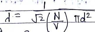 Class 11 Physics Chapter 13 Notes in Hindi अणुगति सिद्धांत 9 सूत्र (λ)