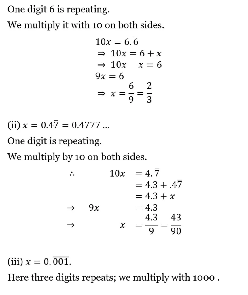NCERT Solutions for Class 9 Maths Chapter 1 Number System 7 NCERT Solutions for Class 9 Maths Chapter 1 Number System Exercise 1.3 02