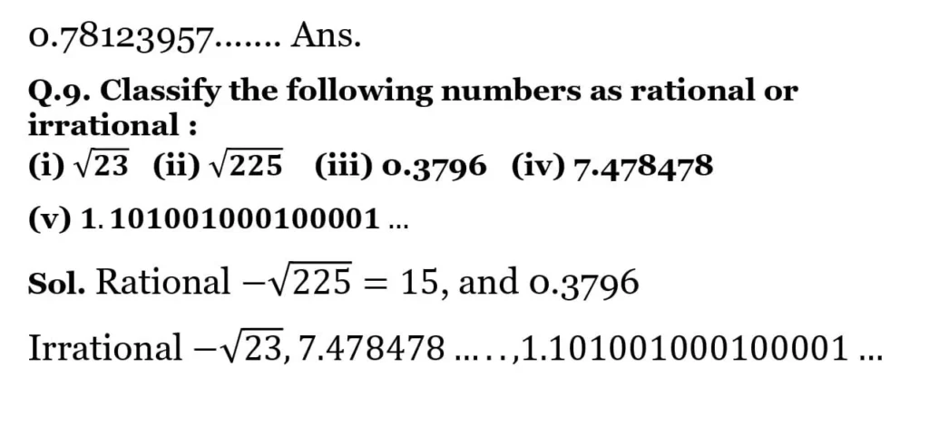 NCERT Solutions for Class 9 Maths Chapter 1 Number System 10 NCERT Solutions for Class 9 Maths Chapter 1 Number System Exercise 1.3 05