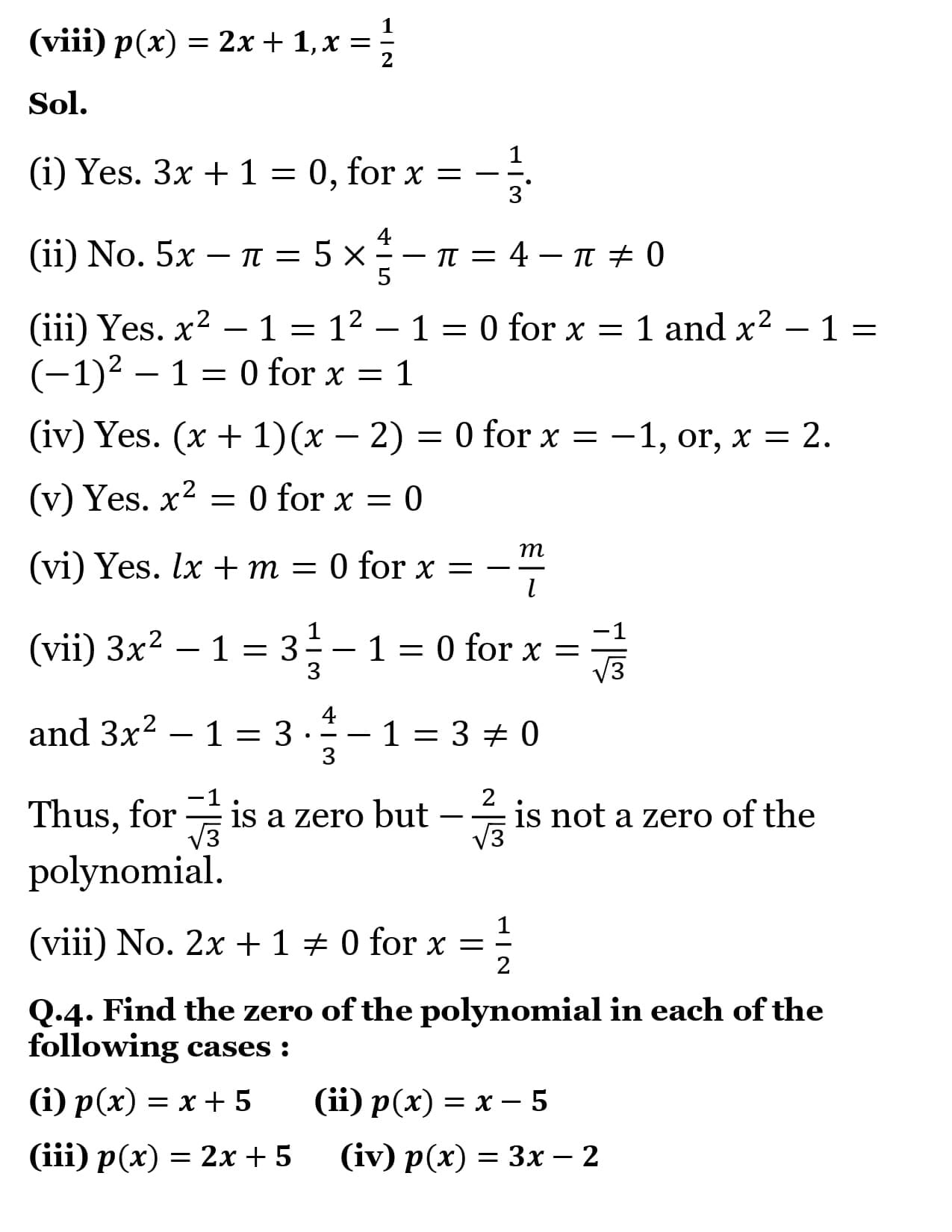 NCERT Solutions for Class 9 Maths Chapter 2 Polynomials - ReadAxis