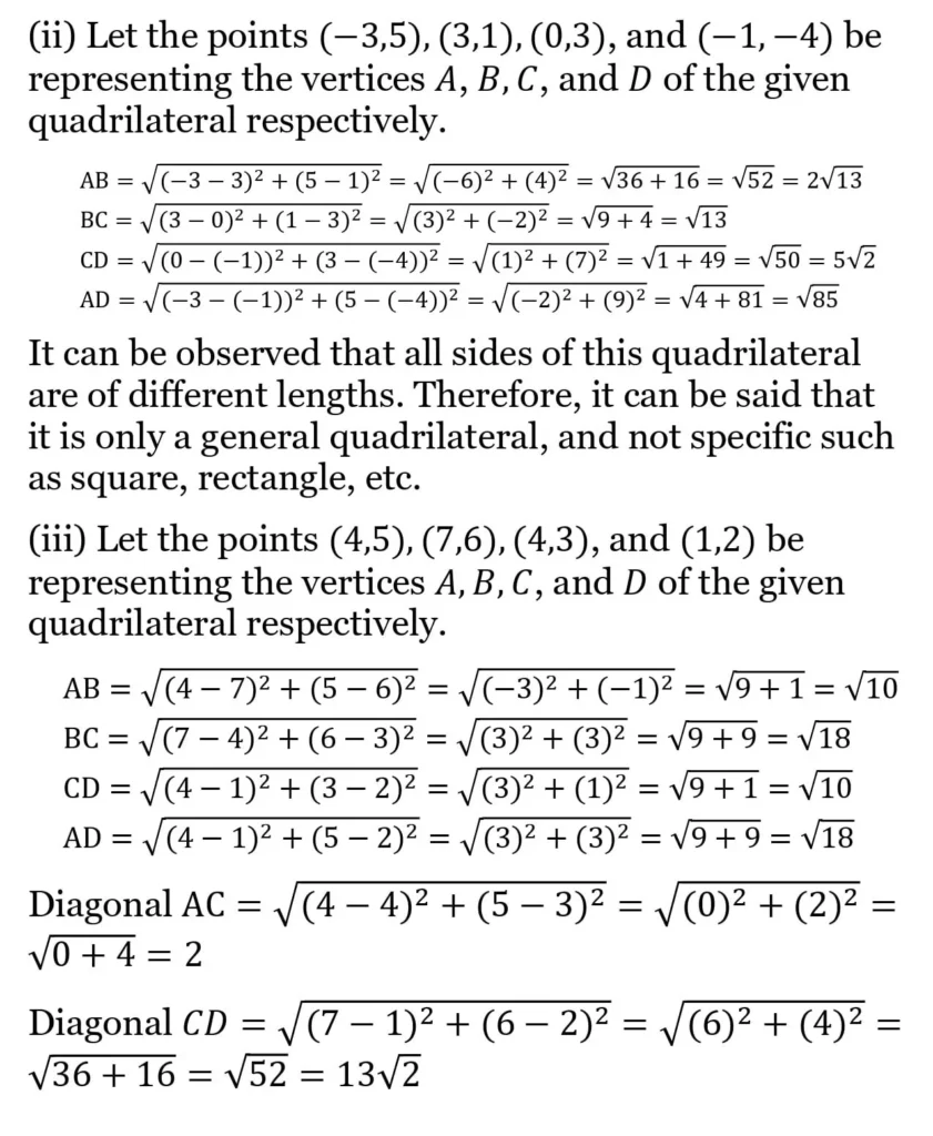 NCERT Solutions for Class 10 Maths Chapter 7 Coordinate Geometry 7 NCERT Solutions for Class 10 Maths Chapter 7 Coordinate Geometry Exercise 7.1 07