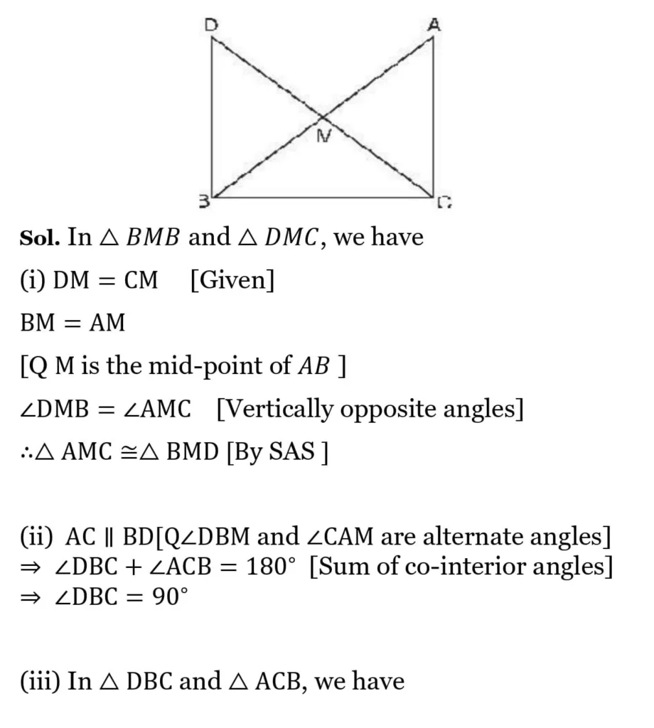 NCERT Solutions for Class 9 Maths Chapter 7 Triangles 7 NCERT Solutions for Class 9 Maths Chapter 7 Triangles Exercise 7.1 07