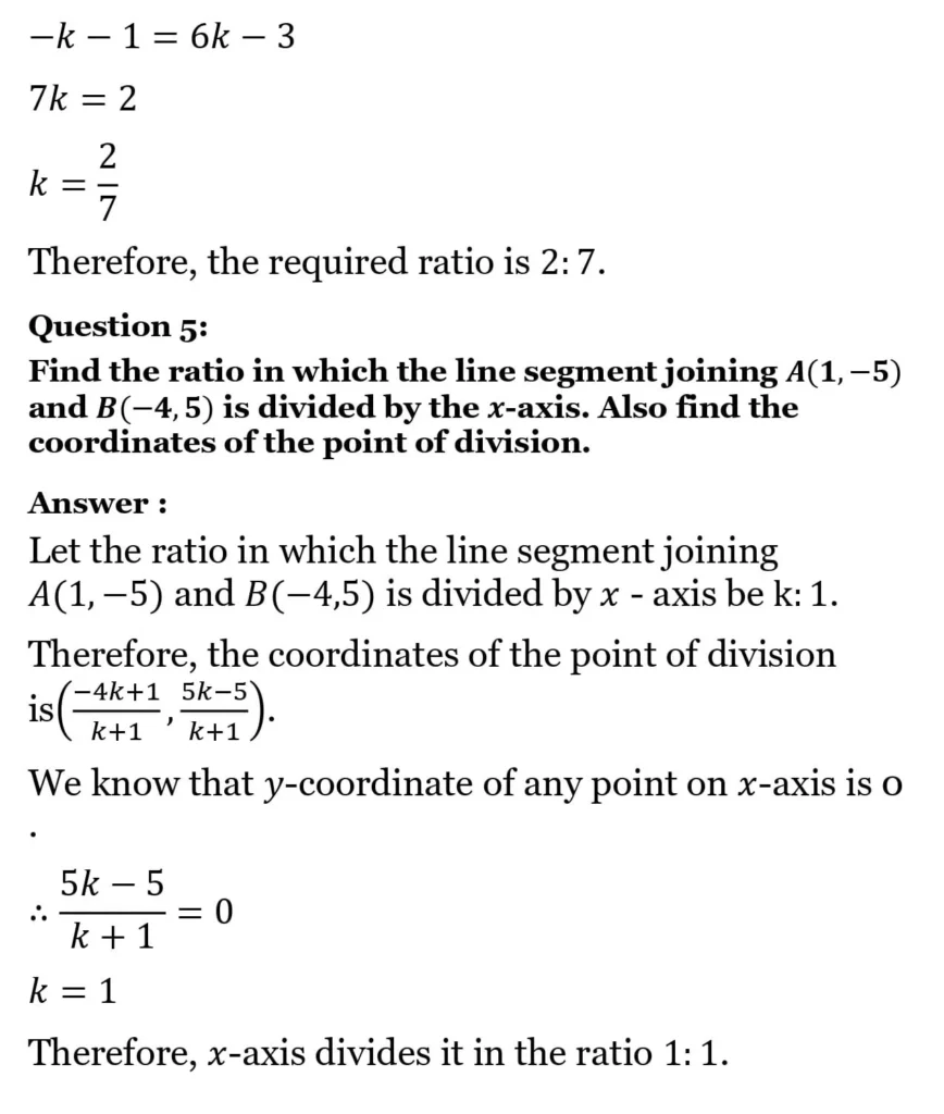 NCERT Solutions for Class 10 Maths Chapter 7 Coordinate Geometry 16 NCERT Solutions for Class 10 Maths Chapter 7 Coordinate Geometry Exercise 7.2 05