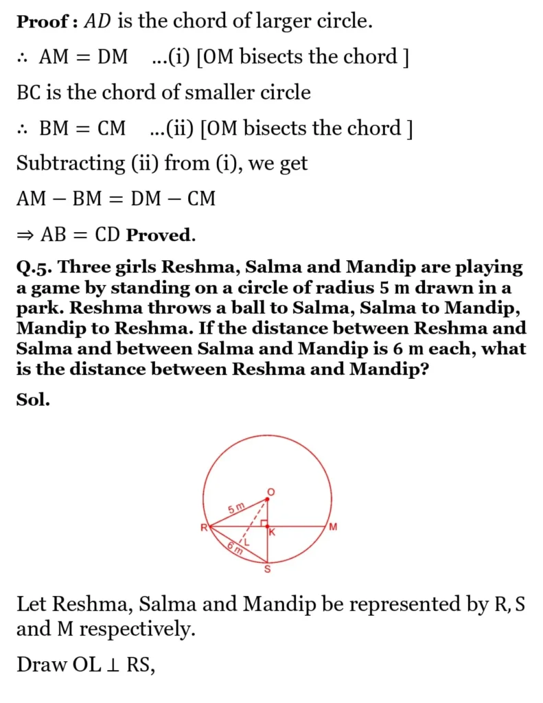 NCERT Solutions for Class 9 Maths Chapter 9 Circles 7 NCERT Solutions for Class 9 Maths Chapter 9 Circles Exercise 9.2 05