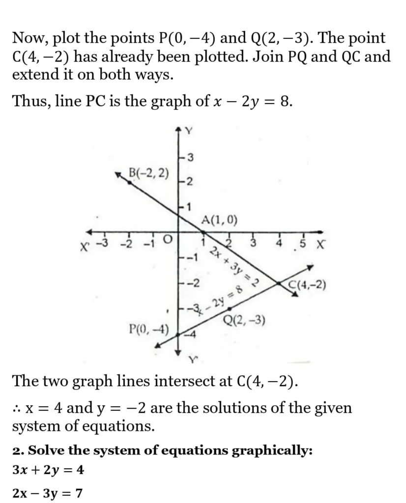 RS Aggarwal Class 10 Math Solutions Chapter 3 - Linear Equations in Two Variables 3 RS Aggarwal Class 10 Math Solutions Linear Equations in Two Variables (Ex 3A) Exercise 3.A 003