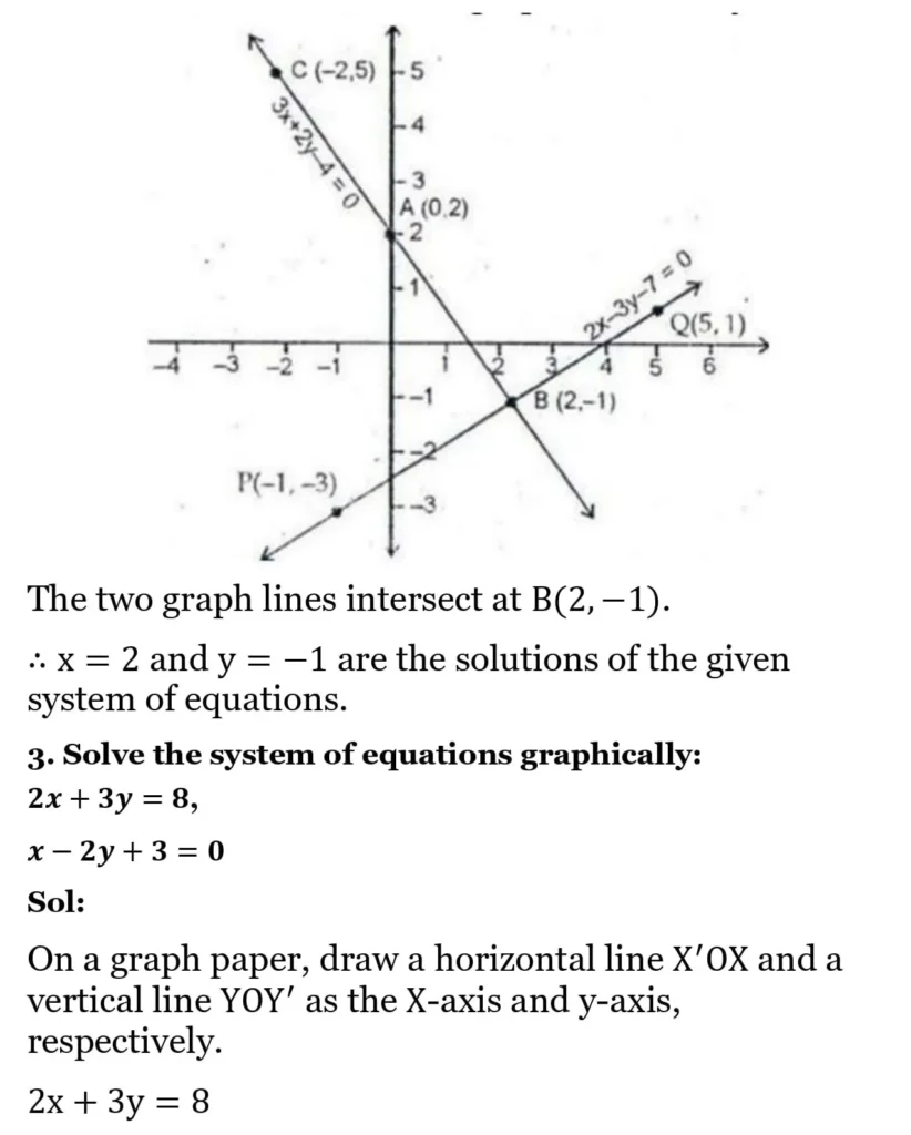 RS Aggarwal Class 10 Math Solutions Chapter 3 - Linear Equations in Two Variables 6 RS Aggarwal Class 10 Math Solutions Linear Equations in Two Variables (Ex 3A) Exercise 3.A 006
