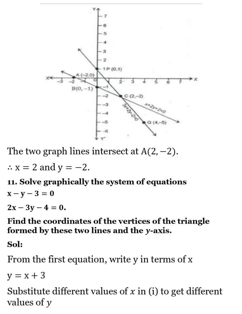 RS Aggarwal Class 10 Math Solutions Chapter 3 - Linear Equations in Two Variables 28 RS Aggarwal Class 10 Math Solutions Linear Equations in Two Variables (Ex 3A) Exercise 3.A 027