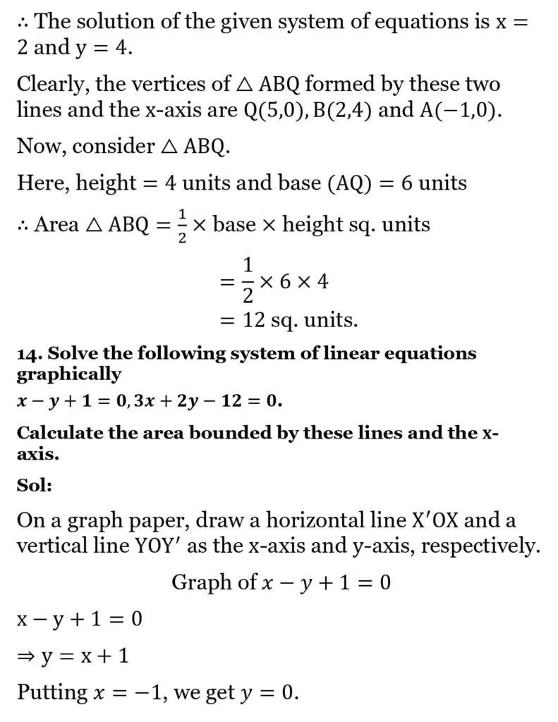 RS Aggarwal Class 10 Math Solutions Chapter 3 - Linear Equations in Two Variables 37 RS Aggarwal Class 10 Math Solutions Linear Equations in Two Variables (Ex 3A) Exercise 3.A 036