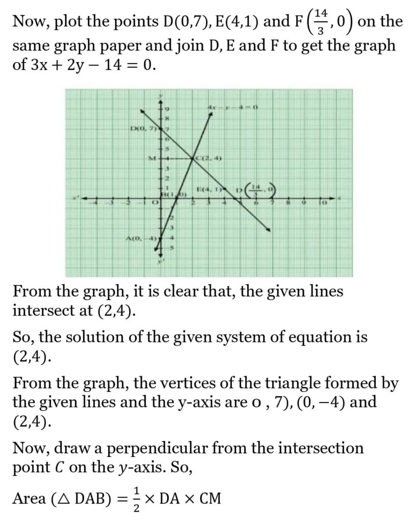 RS Aggarwal Class 10 Math Solutions Chapter 3 - Linear Equations in Two Variables 48 RS Aggarwal Class 10 Math Solutions Linear Equations in Two Variables (Ex 3A) Exercise 3.A 047