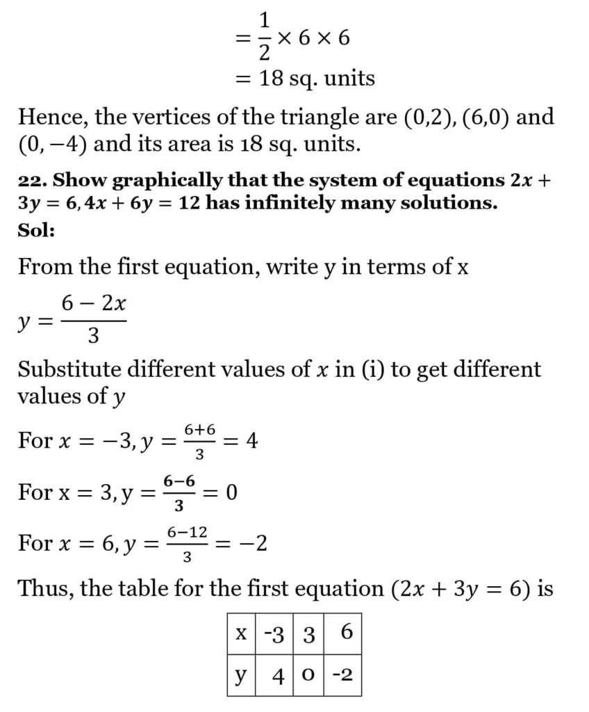 RS Aggarwal Class 10 Math Solutions Chapter 3 - Linear Equations in Two Variables 61 RS Aggarwal Class 10 Math Solutions Linear Equations in Two Variables (Ex 3A) Exercise 3.A 059