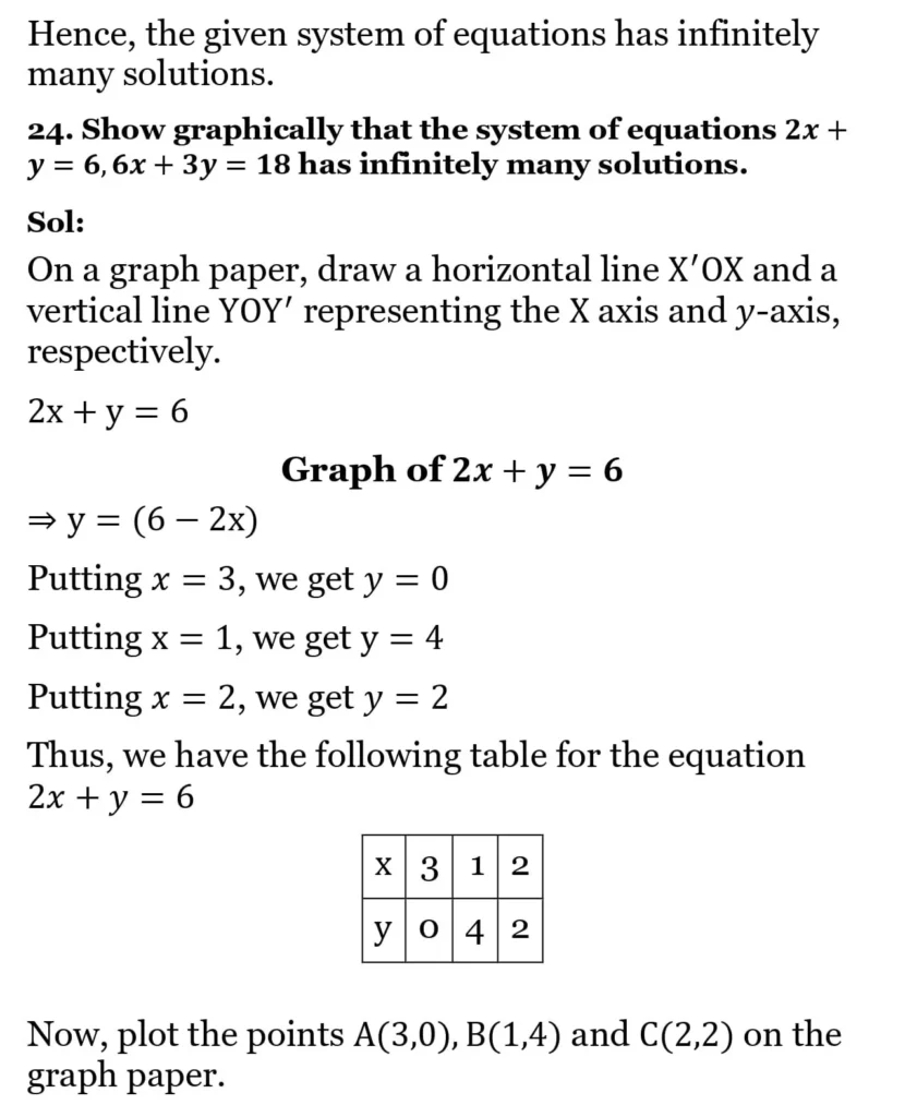RS Aggarwal Class 10 Math Solutions Chapter 3 - Linear Equations in Two Variables 66 RS Aggarwal Class 10 Math Solutions Linear Equations in Two Variables (Ex 3A) Exercise 3.A 064