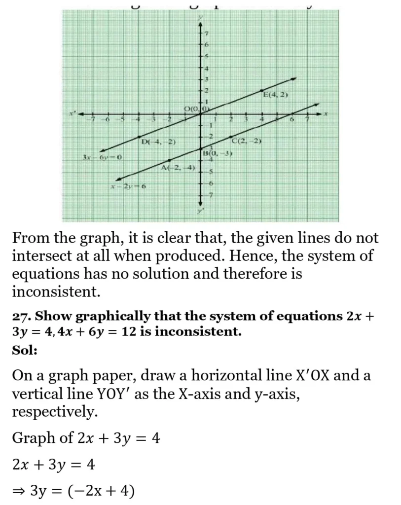 RS Aggarwal Class 10 Math Solutions Chapter 3 - Linear Equations in Two Variables 73 RS Aggarwal Class 10 Math Solutions Linear Equations in Two Variables (Ex 3A) Exercise 3.A 071