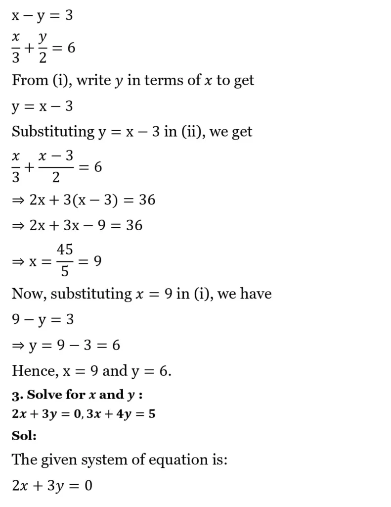 RS Aggarwal Class 10 Math Solutions Chapter 3 - Linear Equations in Two Variables 83 RS Aggarwal Class 10 Math Solutions Linear Equations in Two Variables (Ex 3A) Exercise 3.B 002