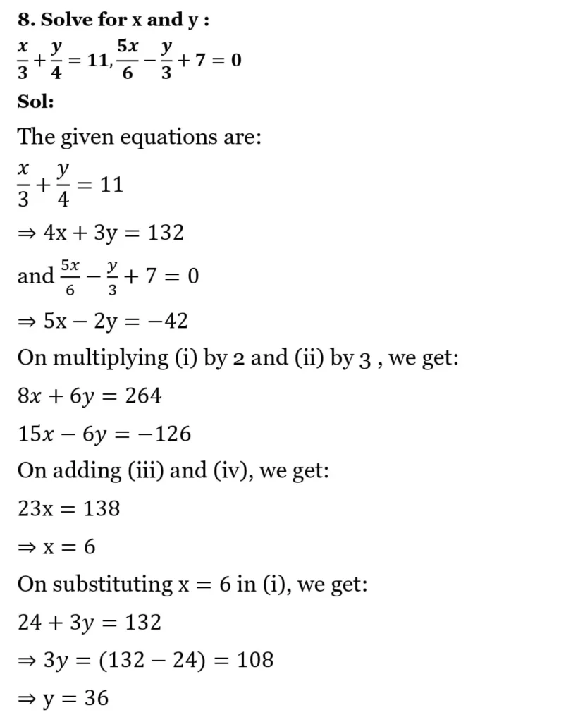 RS Aggarwal Class 10 Math Solutions Chapter 3 - Linear Equations in Two Variables 88 RS Aggarwal Class 10 Math Solutions Linear Equations in Two Variables (Ex 3A) Exercise 3.B 007