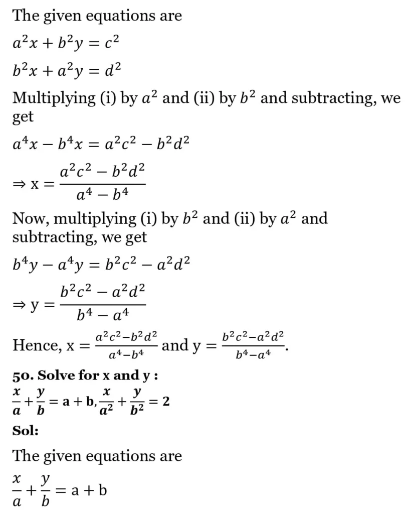 RS Aggarwal Class 10 Math Solutions Chapter 3 - Linear Equations in Two Variables 138 RS Aggarwal Class 10 Math Solutions Linear Equations in Two Variables (Ex 3A) Exercise 3.B 057