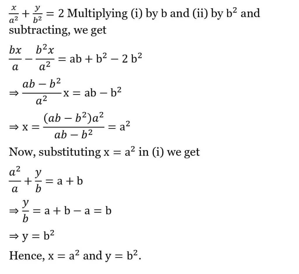 RS Aggarwal Class 10 Math Solutions Chapter 3 - Linear Equations in Two Variables 139 RS Aggarwal Class 10 Math Solutions Linear Equations in Two Variables (Ex 3A) Exercise 3.B 058
