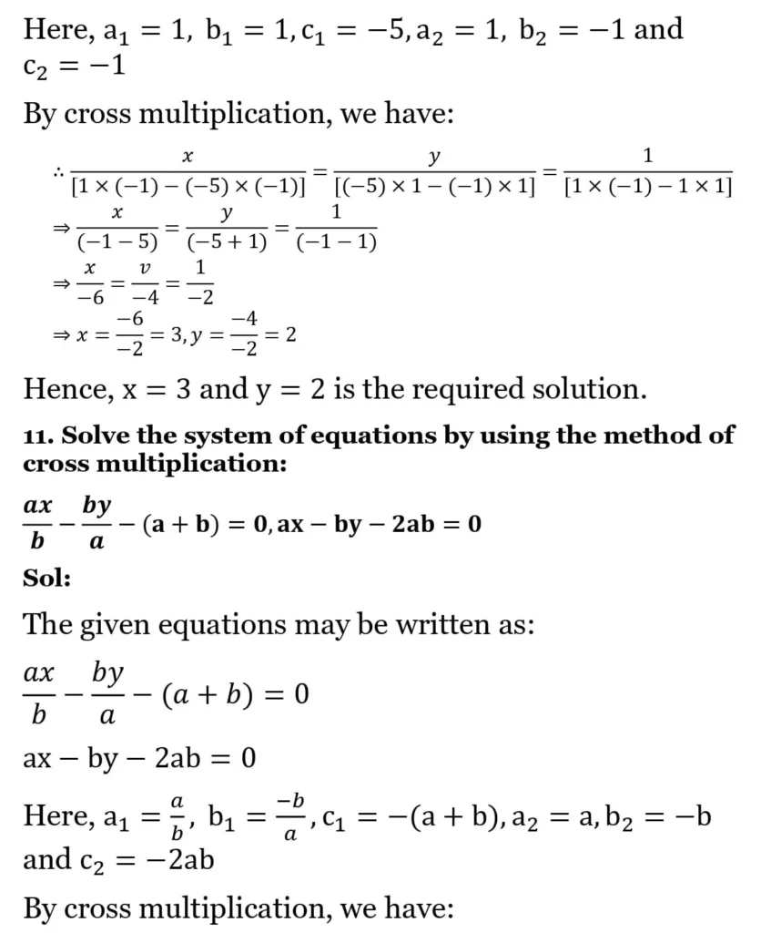 RS Aggarwal Class 10 Math Solutions Chapter 3 - Linear Equations in Two Variables 151 RS Aggarwal Class 10 Math Solutions Linear Equations in Two Variables (Ex 3A) Exercise 3.C 012