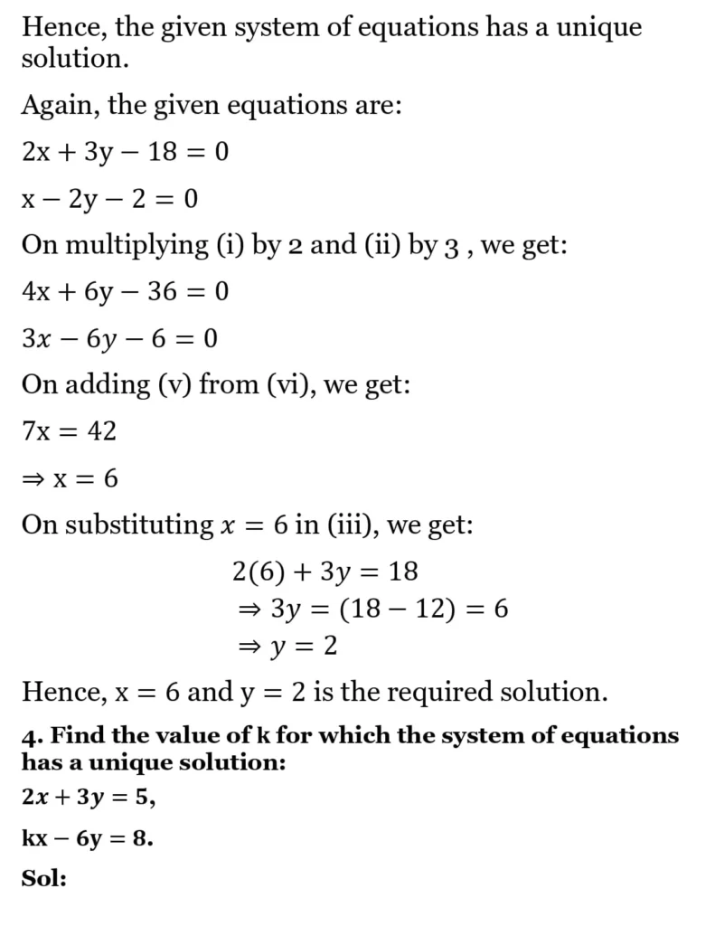 RS Aggarwal Class 10 Math Solutions Chapter 3 - Linear Equations in Two Variables 160 RS Aggarwal Class 10 Math Solutions Linear Equations in Two Variables (Ex 3A) Exercise 3.D 006