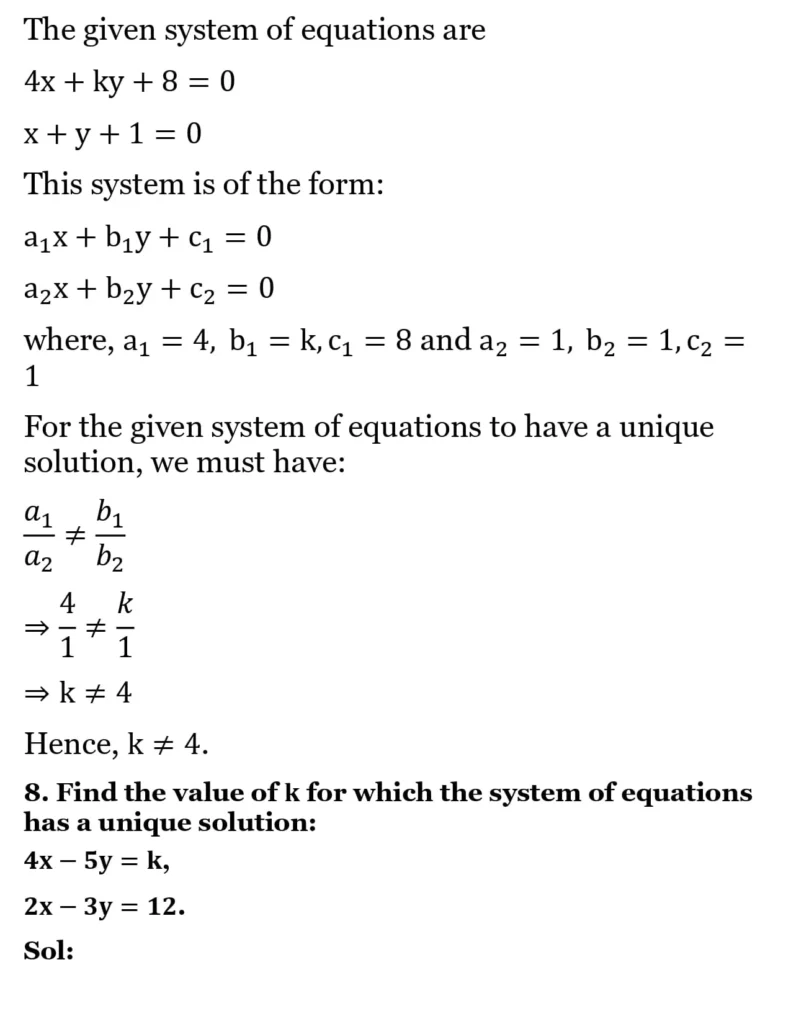 RS Aggarwal Class 10 Math Solutions Chapter 3 - Linear Equations in Two Variables 164 RS Aggarwal Class 10 Math Solutions Linear Equations in Two Variables (Ex 3A) Exercise 3.D 010