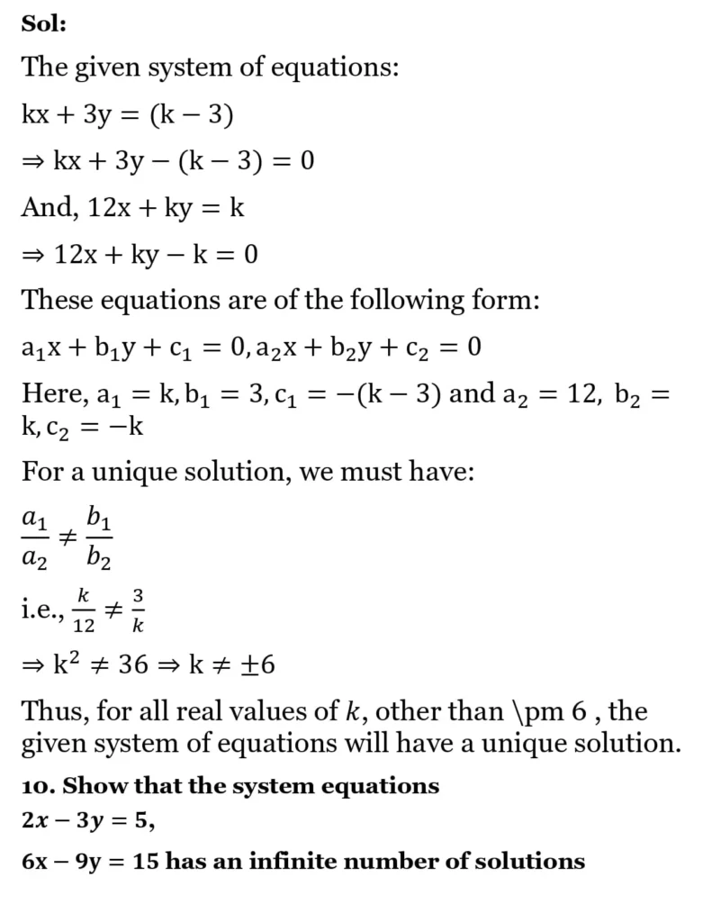 RS Aggarwal Class 10 Math Solutions Chapter 3 - Linear Equations in Two Variables 166 RS Aggarwal Class 10 Math Solutions Linear Equations in Two Variables (Ex 3A) Exercise 3.D 012