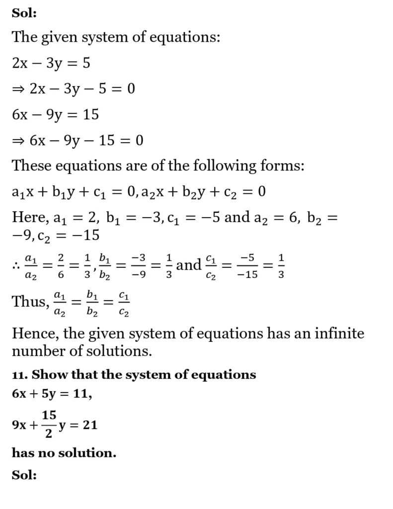 RS Aggarwal Class 10 Math Solutions Chapter 3 - Linear Equations in Two Variables 167 RS Aggarwal Class 10 Math Solutions Linear Equations in Two Variables (Ex 3A) Exercise 3.D 013