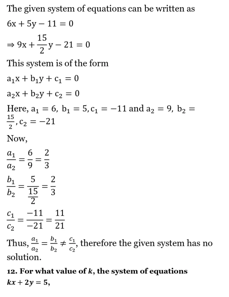 RS Aggarwal Class 10 Math Solutions Chapter 3 - Linear Equations in Two Variables 168 RS Aggarwal Class 10 Math Solutions Linear Equations in Two Variables (Ex 3A) Exercise 3.D 014