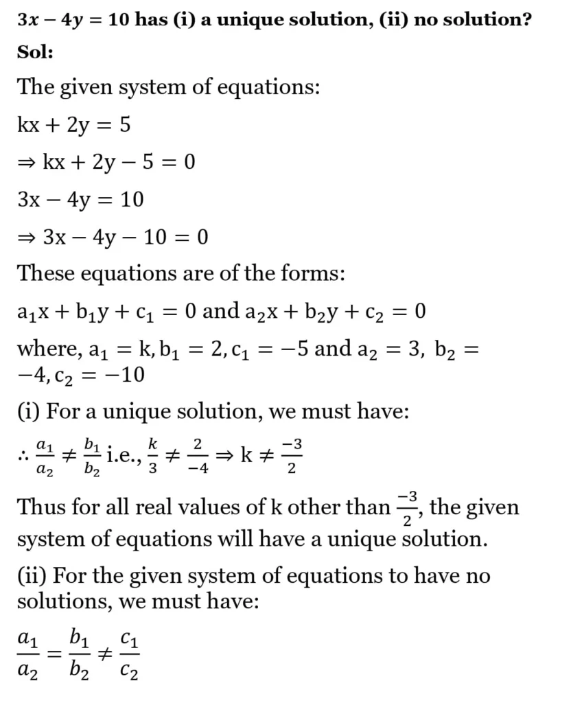 RS Aggarwal Class 10 Math Solutions Chapter 3 - Linear Equations in Two Variables 169 RS Aggarwal Class 10 Math Solutions Linear Equations in Two Variables (Ex 3A) Exercise 3.D 015