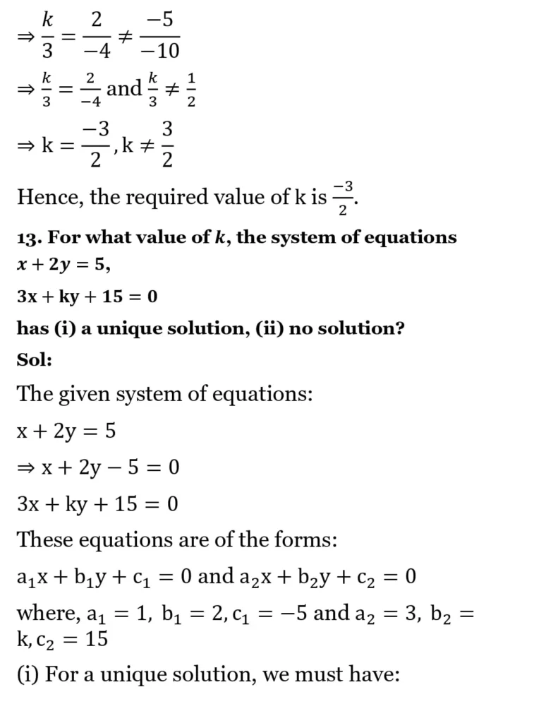 RS Aggarwal Class 10 Math Solutions Chapter 3 - Linear Equations in Two Variables 170 RS Aggarwal Class 10 Math Solutions Linear Equations in Two Variables (Ex 3A) Exercise 3.D 016