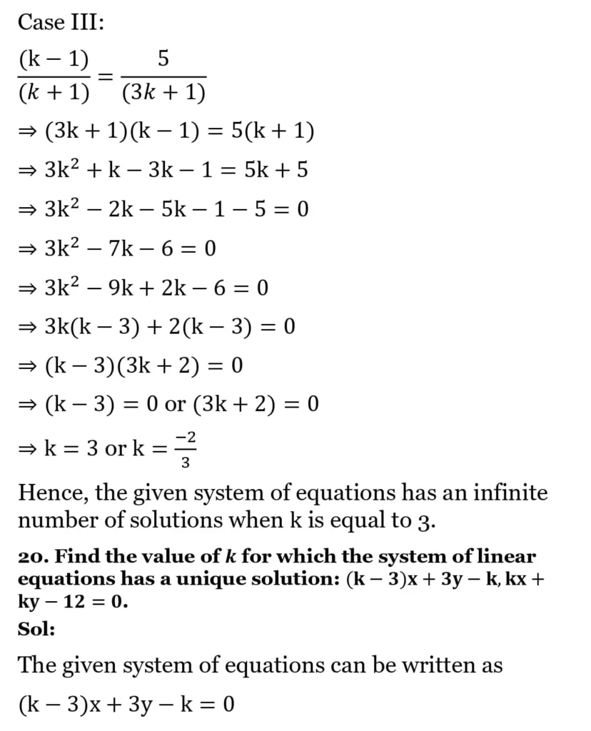 RS Aggarwal Class 10 Math Solutions Chapter 3 - Linear Equations in Two Variables 183 RS Aggarwal Class 10 Math Solutions Linear Equations in Two Variables (Ex 3A) Exercise 3.D 029