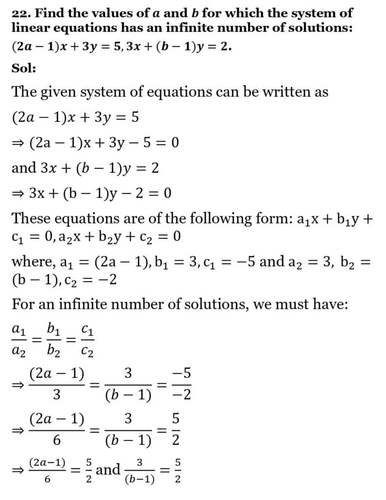 RS Aggarwal Class 10 Math Solutions Chapter 3 - Linear Equations in Two Variables 186 RS Aggarwal Class 10 Math Solutions Linear Equations in Two Variables (Ex 3A) Exercise 3.D 032