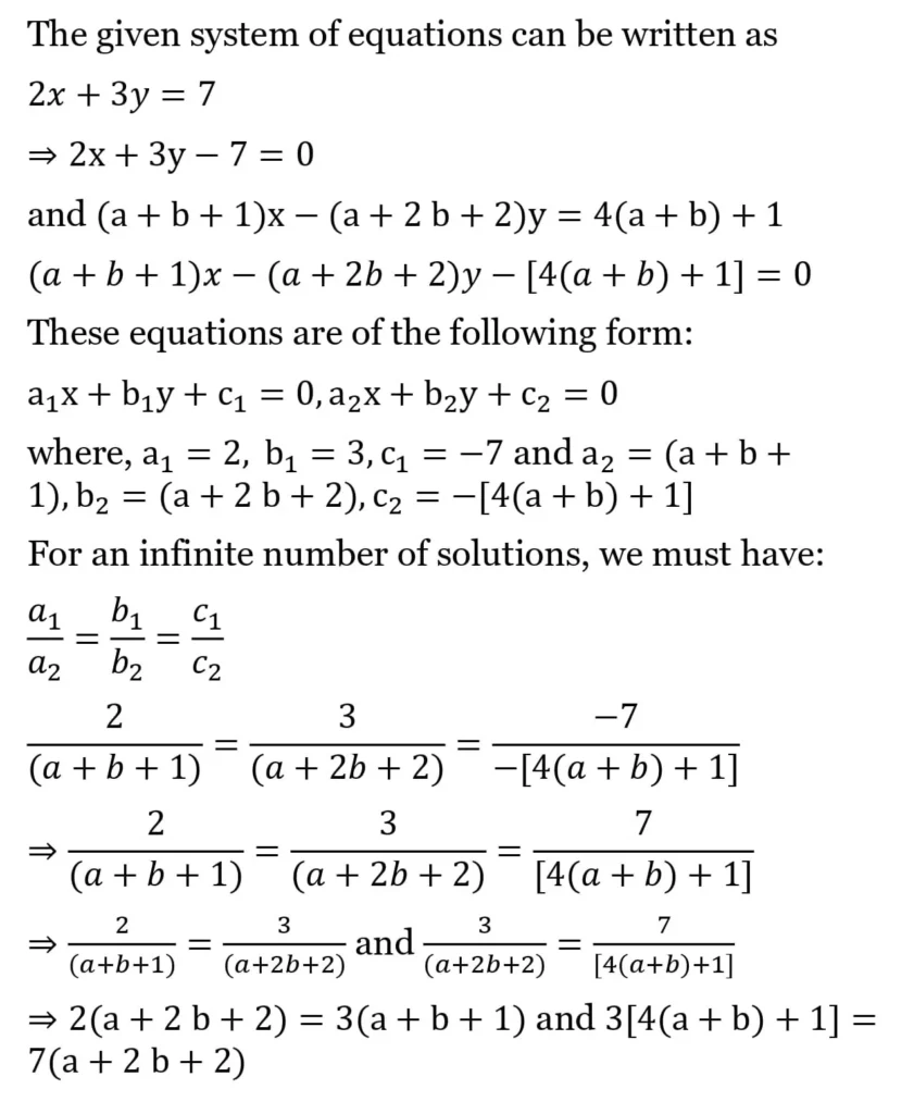 RS Aggarwal Class 10 Math Solutions Chapter 3 - Linear Equations in Two Variables 189 RS Aggarwal Class 10 Math Solutions Linear Equations in Two Variables (Ex 3A) Exercise 3.D 035