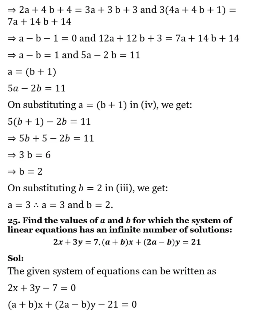 RS Aggarwal Class 10 Math Solutions Chapter 3 - Linear Equations in Two Variables 190 RS Aggarwal Class 10 Math Solutions Linear Equations in Two Variables (Ex 3A) Exercise 3.D 036