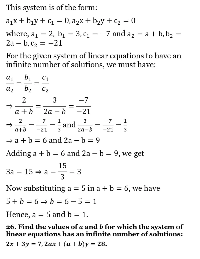 RS Aggarwal Class 10 Math Solutions Chapter 3 - Linear Equations in Two Variables 191 RS Aggarwal Class 10 Math Solutions Linear Equations in Two Variables (Ex 3A) Exercise 3.D 037